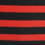 MuscleCloth Pro Knee Wraps Diz Bandajı 2’Li Paket – Cırt Bantlı Siyah Kırmızı