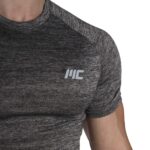 MuscleCloth Pro Stretch Kısa Kollu T-Shirt Füme