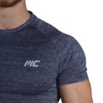 MuscleCloth Pro Stretch Kısa Kollu T-Shirt Lacivert