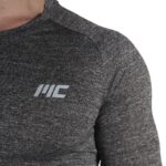MuscleCloth Pro Stretch Uzun Kollu T-Shirt Füme