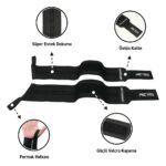 MuscleCloth Pro Wrist Wraps 2’li Paket Siyah