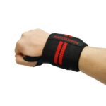 MuscleCloth Pro Wrist Wraps 2’li Paket Siyah Kırmızı