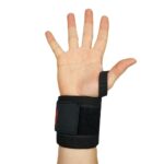 MuscleCloth Pro Wrist Wraps 2’li Paket Siyah Kırmızı