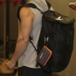 MuscleCloth Quick Dry Çantalı Spor Havlusu Turuncu