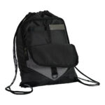 MuscleCloth Sackpack Spor Çanta Siyah Gri