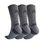 MuscleCloth Stay Fresh Uzun Çorap 3’Lü Paket Gri