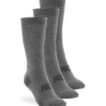 MuscleCloth Stay Fresh Uzun Çorap 3’Lü Paket Gri