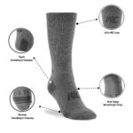 MuscleCloth Stay Fresh Uzun Çorap 3’Lü Paket Gri