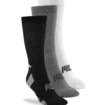 MuscleCloth Stay Fresh Uzun Çorap 3’Lü Paket Gri Beyaz Siyah