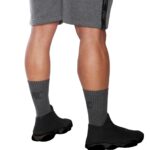 MuscleCloth Stay Fresh Uzun Çorap 3’Lü Paket Gri Beyaz Siyah