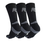 MuscleCloth Stay Fresh Uzun Çorap 3’Lü Paket Siyah
