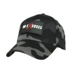 MuscleCloth Tactical Şapka Siyah Kamuflaj