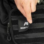 MuscleCloth Tactical Duffel Bag Silindir Çanta Siyah