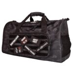 MuscleCloth Tactical Duffel Bag Silindir Çanta Siyah Kamuflaj