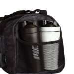 MuscleCloth Tactical Duffel Bag Silindir Çanta Siyah Kamuflaj