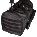 MuscleCloth Tactical Duffel Bag Silindir Çanta Siyah Kamuflaj