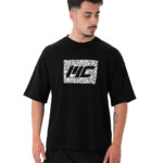 MuscleCloth Tactical Heavyweight Oversize T-Shirt Siyah