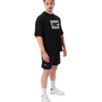 MuscleCloth Tactical Heavyweight Oversize T-Shirt Siyah