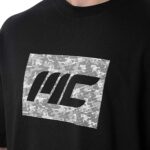 MuscleCloth Tactical Heavyweight Oversize T-Shirt Siyah