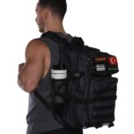 MuscleCloth Tactical Sırt Çantası Siyah Kamuflaj