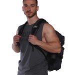 MuscleCloth Tactical Sırt Çantası Siyah Kamuflaj