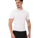 MuscleCloth Tech Kısa Kollu T-Shirt Beyaz