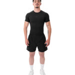 MuscleCloth Tech Kısa Kollu T-Shirt Siyah