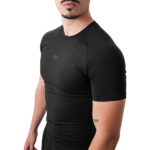 MuscleCloth Tech Kısa Kollu T-Shirt Siyah