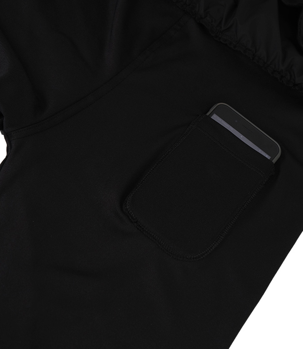 MuscleCloth Training 2 in 1 Erkek Taytlı Şort Siyah