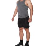 MuscleCloth Training 2 in 1 Erkek Taytlı Şort Siyah