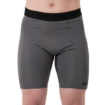 MuscleCloth Training Erkek Şort Tayt Füme