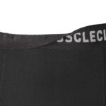 MuscleCloth Training Erkek Şort Tayt Siyah