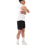 MuscleCloth Training Kapüşonlu Kolsuz T-Shirt Beyaz