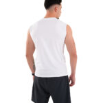 MuscleCloth Training Kolsuz T-Shirt Beyaz