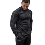 MuscleCloth Training Stretch Eşofman Takımı Siyah