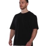MuscleCloth Washed Oversize T-Shirt Siyah
