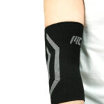 MuscleCloth Elastik Spor Dirseklik Tekli Paket Siyah