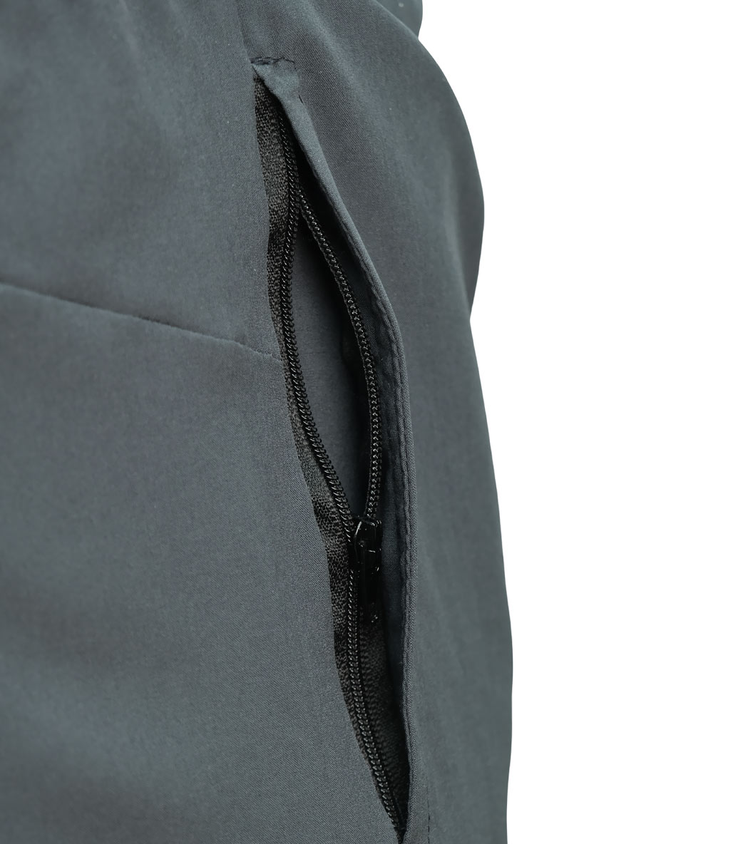 MuscleCloth Performance 2 In 1 Erkek Taytlı Şort Gri Siyah