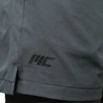 MuscleCloth Performance 2 In 1 Erkek Taytlı Şort Gri Siyah