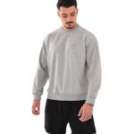 MuscleCloth Basic Sweatshirt Gri Melanj