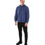 MuscleCloth Elite Oversize Kapüşonlu Sweatshirt İndigo