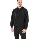 MuscleCloth Elite Oversize Kapüşonlu Sweatshirt Siyah