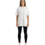 MuscleCloth Training Kadın Oversize T-Shirt Kırık Beyaz