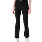 MuscleCloth Aura Cross Flare Pantolon Siyah