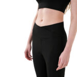 MuscleCloth Aura Cross Flare Pantolon Siyah
