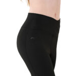 MuscleCloth Aura Cross Flare Pantolon Siyah