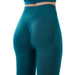 MuscleCloth Nova Seamless Desenli Push-Up Tayt Cool Blue