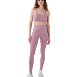 MuscleCloth Nova Seamless Desenli Push-Up Tayt Pembe