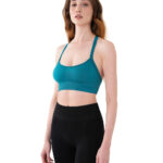 MuscleCloth Nova Seamless İpli Bra Cool Blue