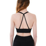 MuscleCloth Nova Seamless İpli Bra Siyah